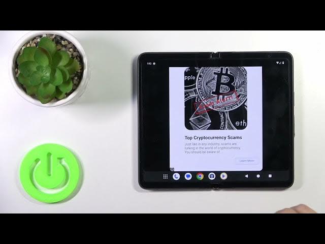 Video thumbnail for How to Set iPhone Keyboard on GOOGLE Google Pixel Fold - Install Green Apple Keyboard App