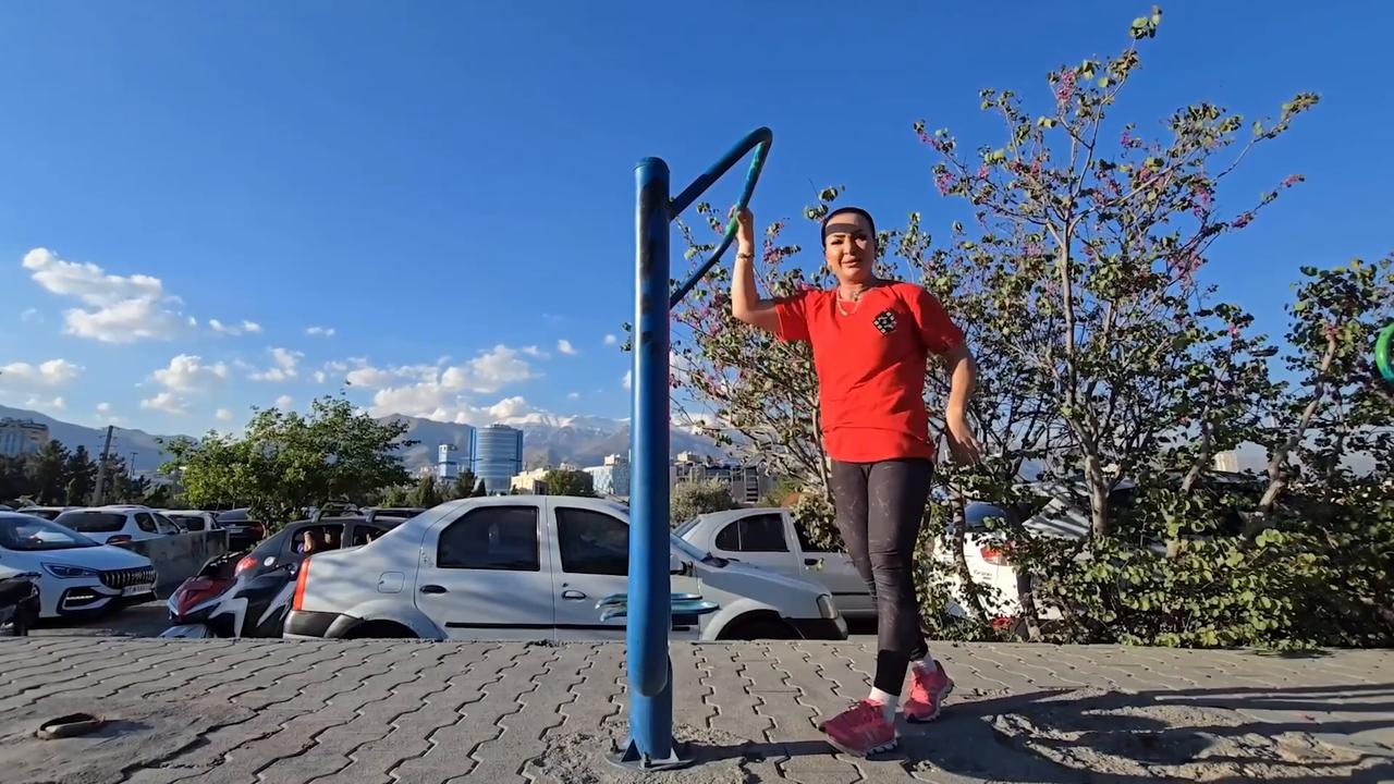 Video thumbnail for Iran: Iranian female stunt group resumes training following ceasefire.
