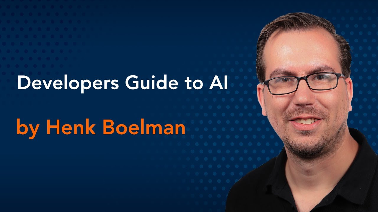 Video thumbnail for Developers Guide to AI by Henk Boelman || Azure Virtual Conference