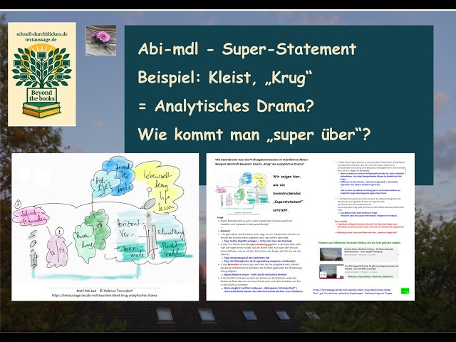Video thumbnail for Abi mdl — Profi-Statement - wie es entsteht: Kleist, „Der zerbrochene Krug" - mit konkreten Tipps