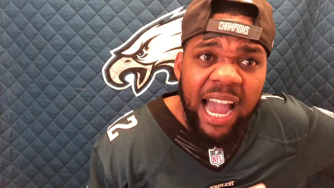 'Video thumbnail for lord brunson: eagles fans react! highlights of philadelphia eagles super bowl run'
