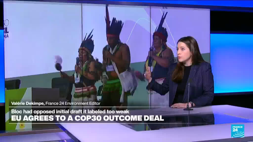 Video thumbnail for Europe agrees to a COP30 outcome deal
