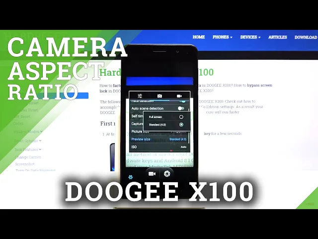 Video thumbnail for How to Change Aspect Ratio in DOOGEE X100 – Change Length to Width Ratio