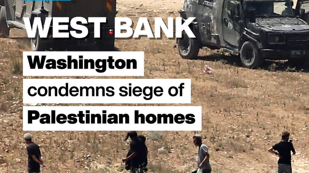 Video thumbnail for West Bank: Washington condemns siege of Palestinian homes