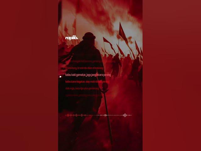 Video thumbnail for Lirik Zein Panzer - Raja Perang Verse 1 #zeinpanzer #rajaperang #musik #hiphop #rap #liriklagu #fyp