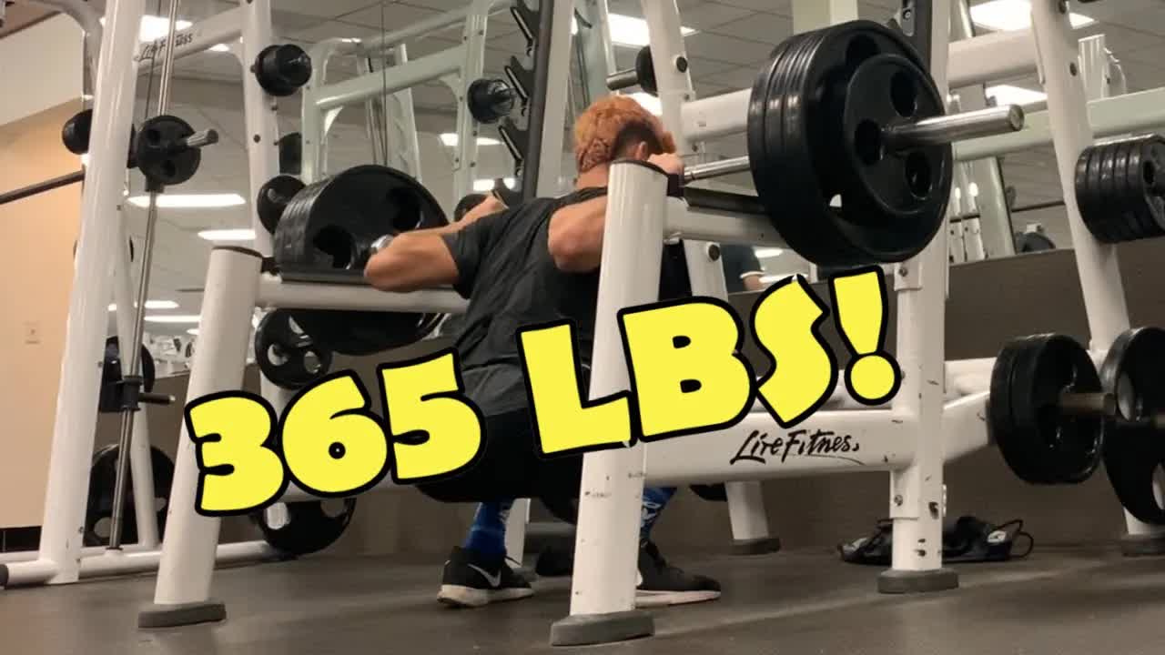 'Video thumbnail for Dunk Session With Luis and Austin and 365 lbs Back Squat PR!'