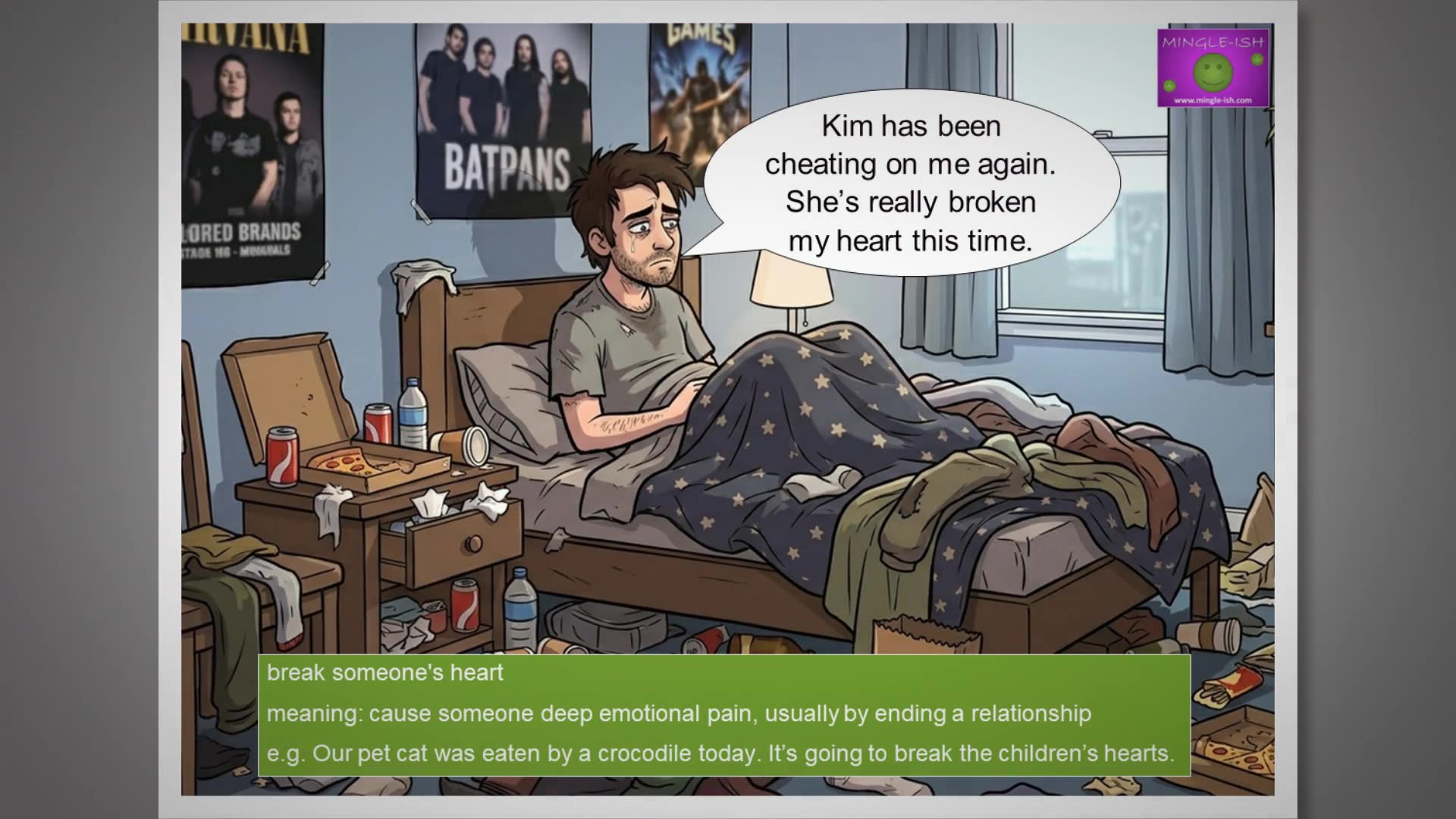 Video thumbnail for 5 Break Up Idioms in English: Meanings and Examples #1