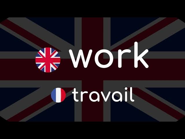 Video thumbnail for Comment prononcer « work » en anglais