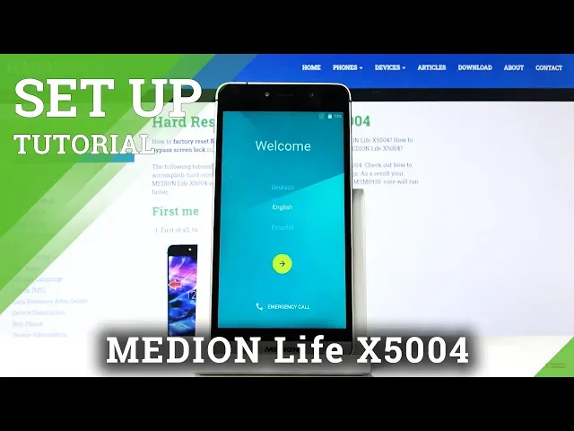 Video thumbnail for How to Activate MEDION Life X5004 - Set Up Process / Configuration