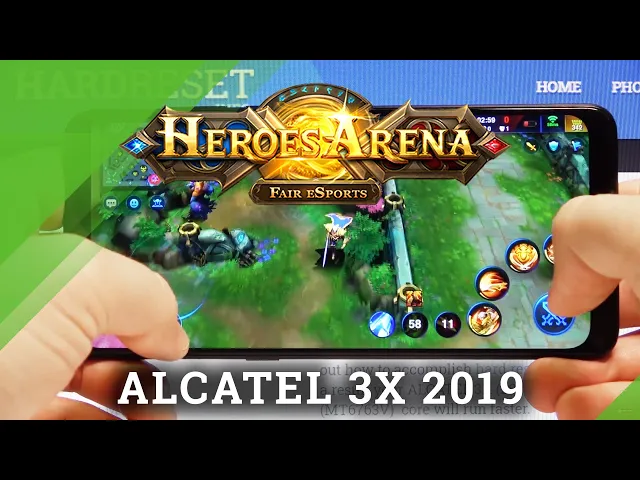 Video thumbnail for Heroes Arena on ALCATEL 3X (2019) – Test Game Performance