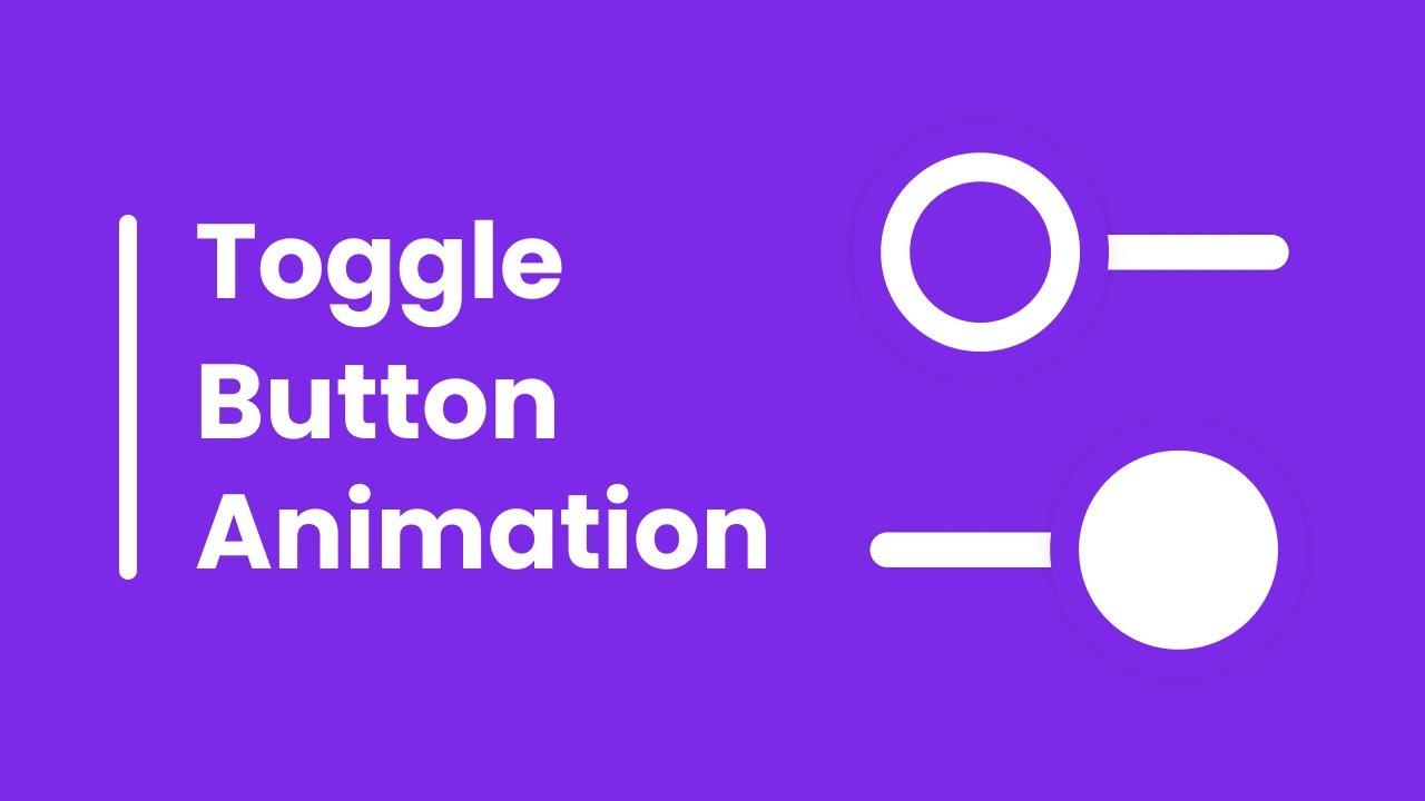 'Video thumbnail for Toggle Button Animation in HTML CSS & JavaScript'