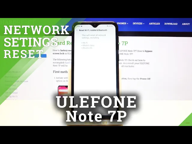 Video thumbnail for How to Reset Network Settings in ULEFONE Note 7P – Network Preferences