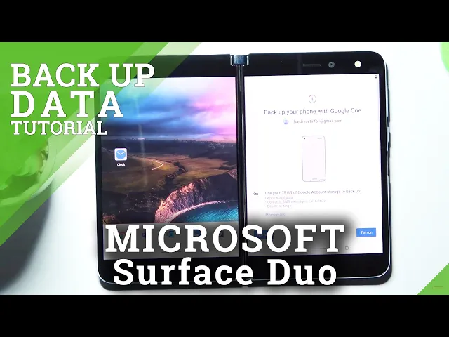 Video thumbnail for How to Enable Backup by Google One on MICROSOFT Surface Duo - Google Backu