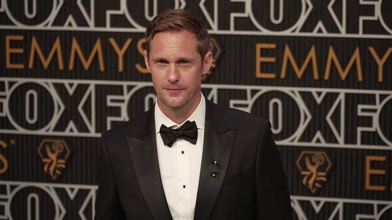 Video thumbnail for UNCAPTIONED: Alexander Skarsgard: 'It's hard playing a nice guy'.