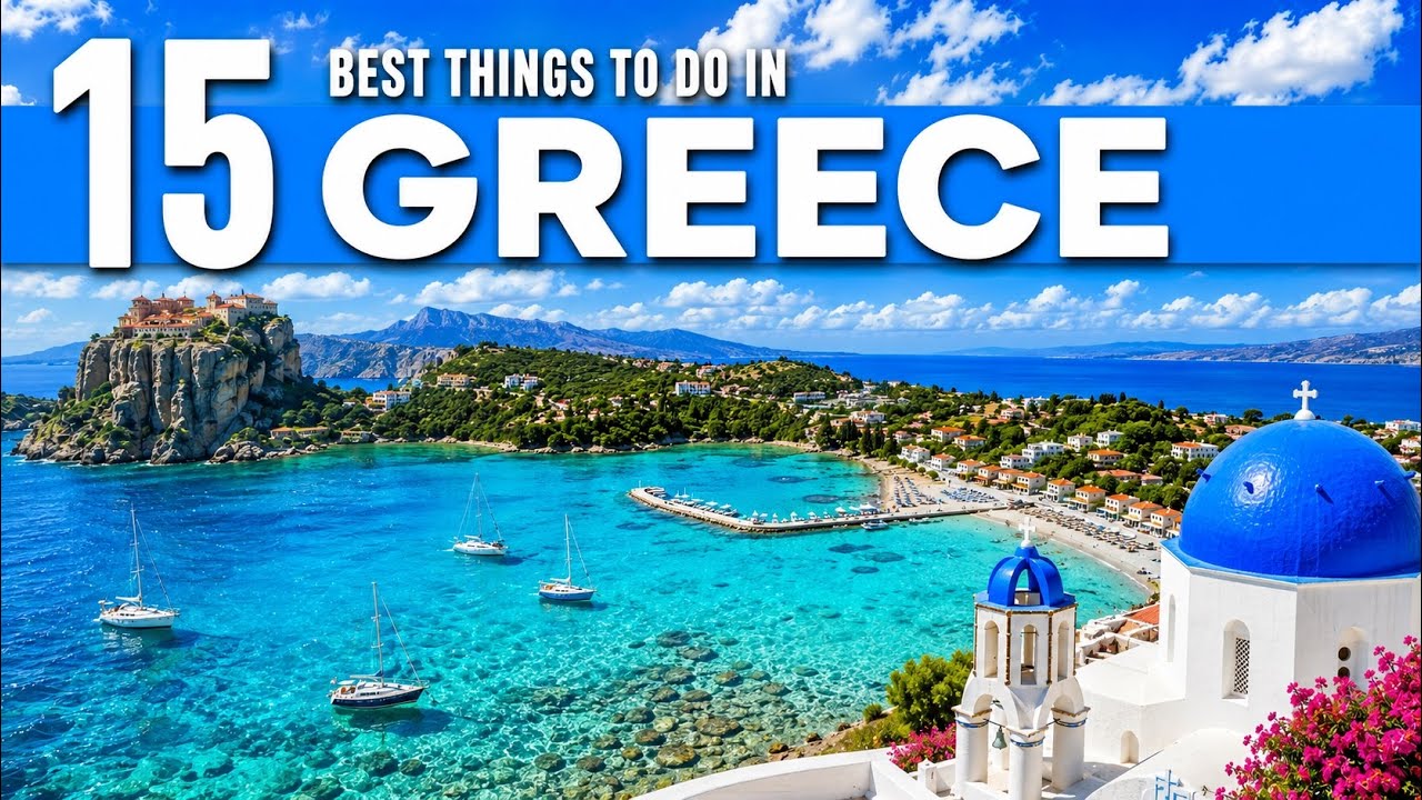 Video thumbnail for Greece Travel Guide: Best Things To Do in Greece 2026 4K