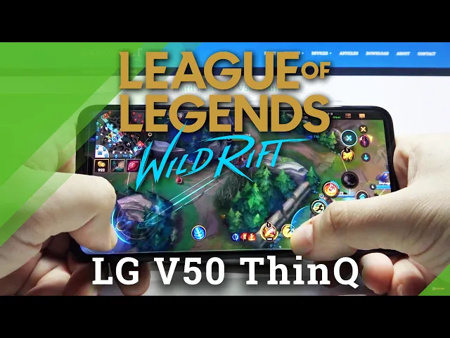 Video thumbnail for How to Play League of Legends Wild Rift on LG V50 ThinQ – Gameplay