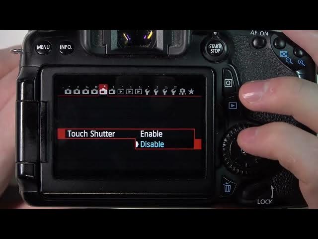 Video thumbnail for How To Enable & Disable Touch Shutter On Canon 70D Camera