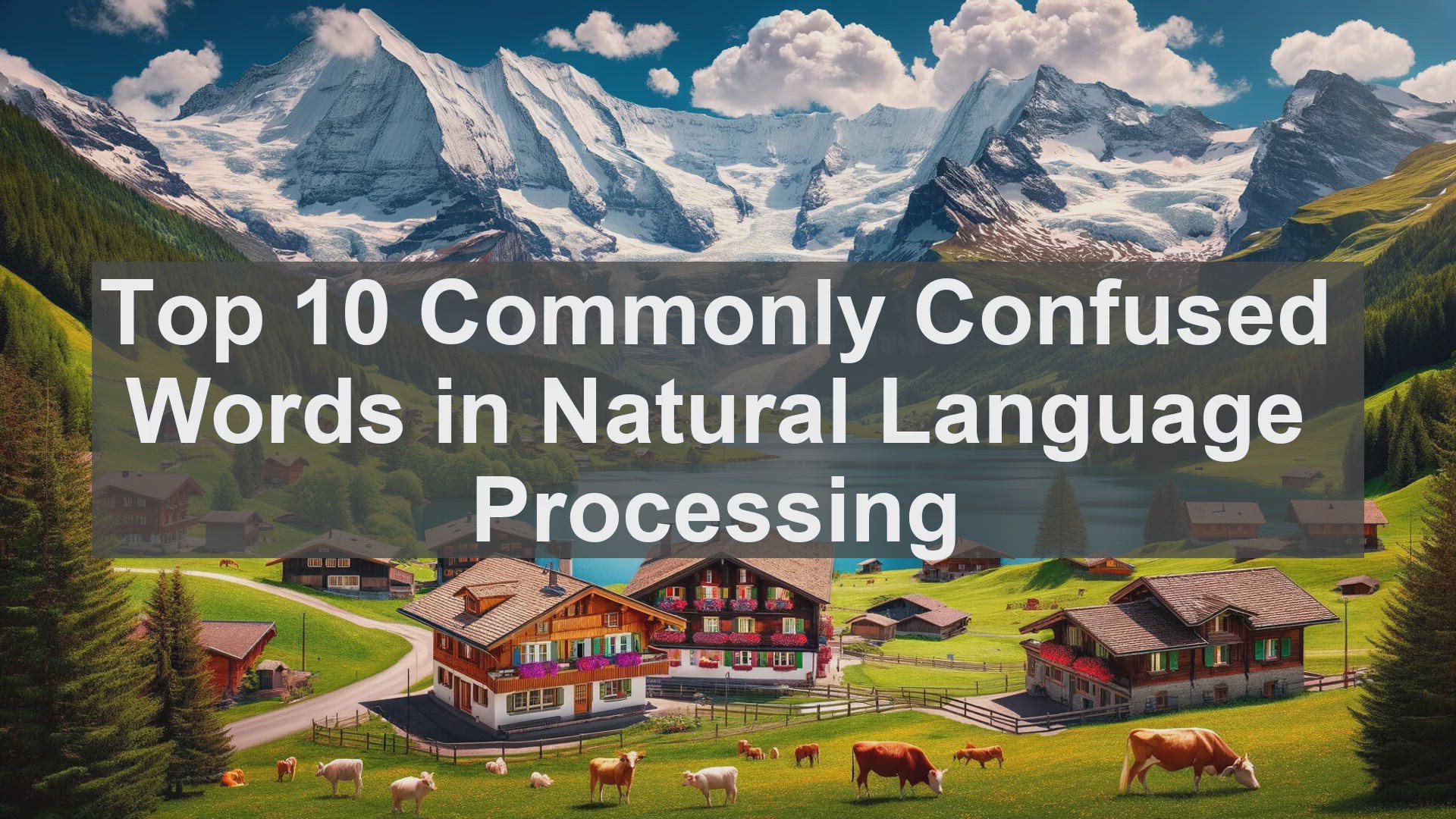 'Video thumbnail for Top 10 Commonly Confused Words in Natural Language Processing'