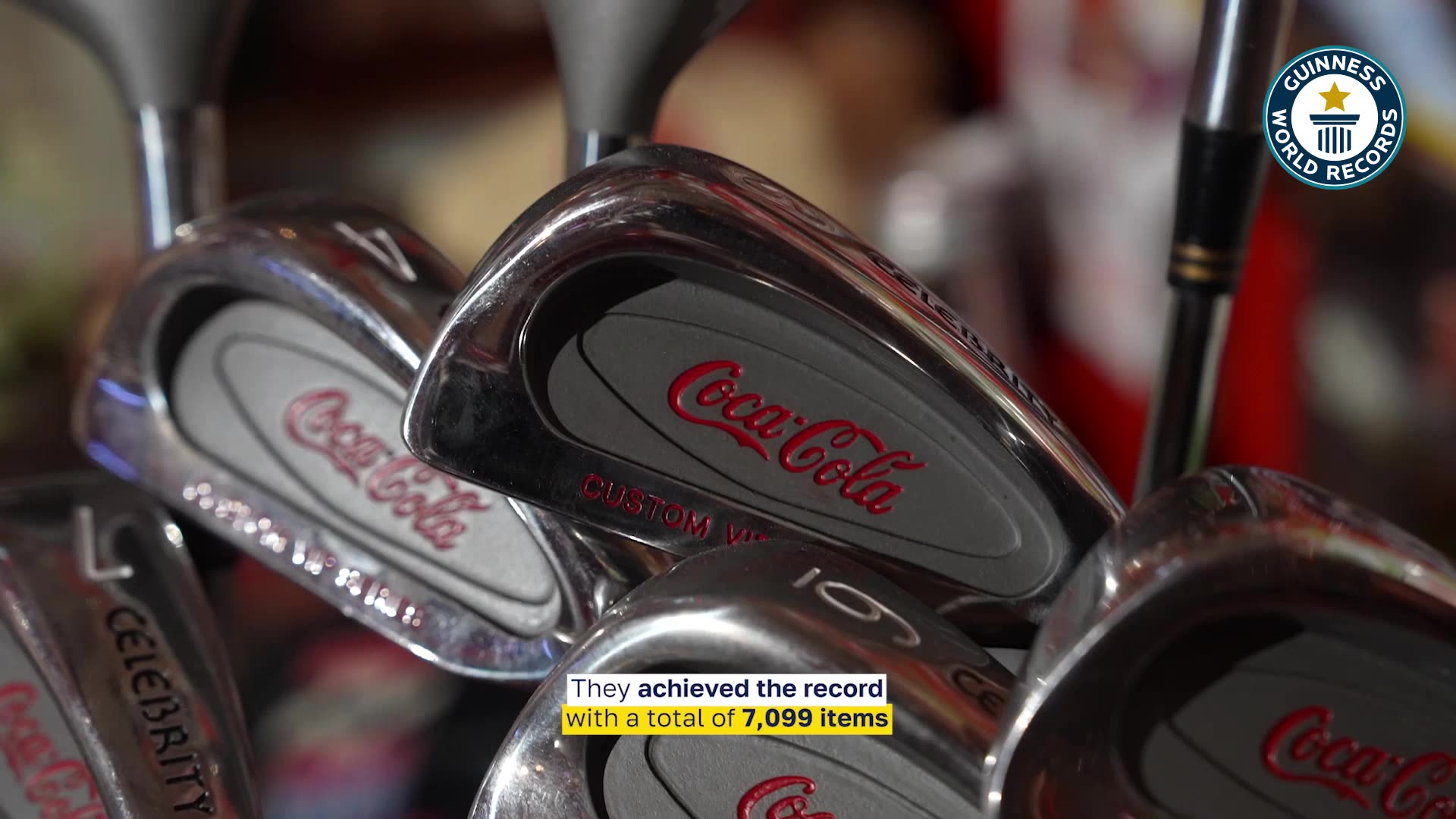 Video thumbnail for Largest collection of Coca-Cola memorabilia - 7,099 items by Bardo and Olga Cuellar