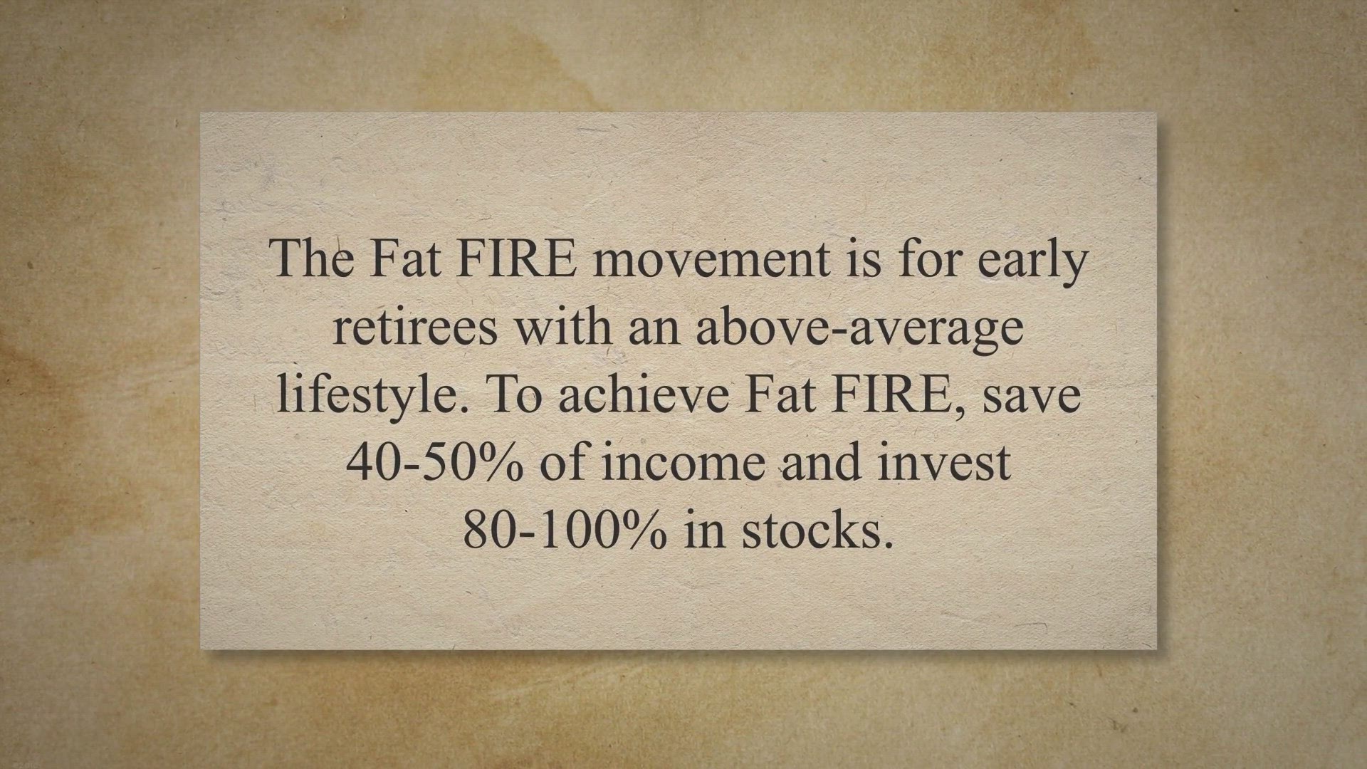 Video thumbnail for The Ultimate Guide To Achieve FAT FIRE [2022]