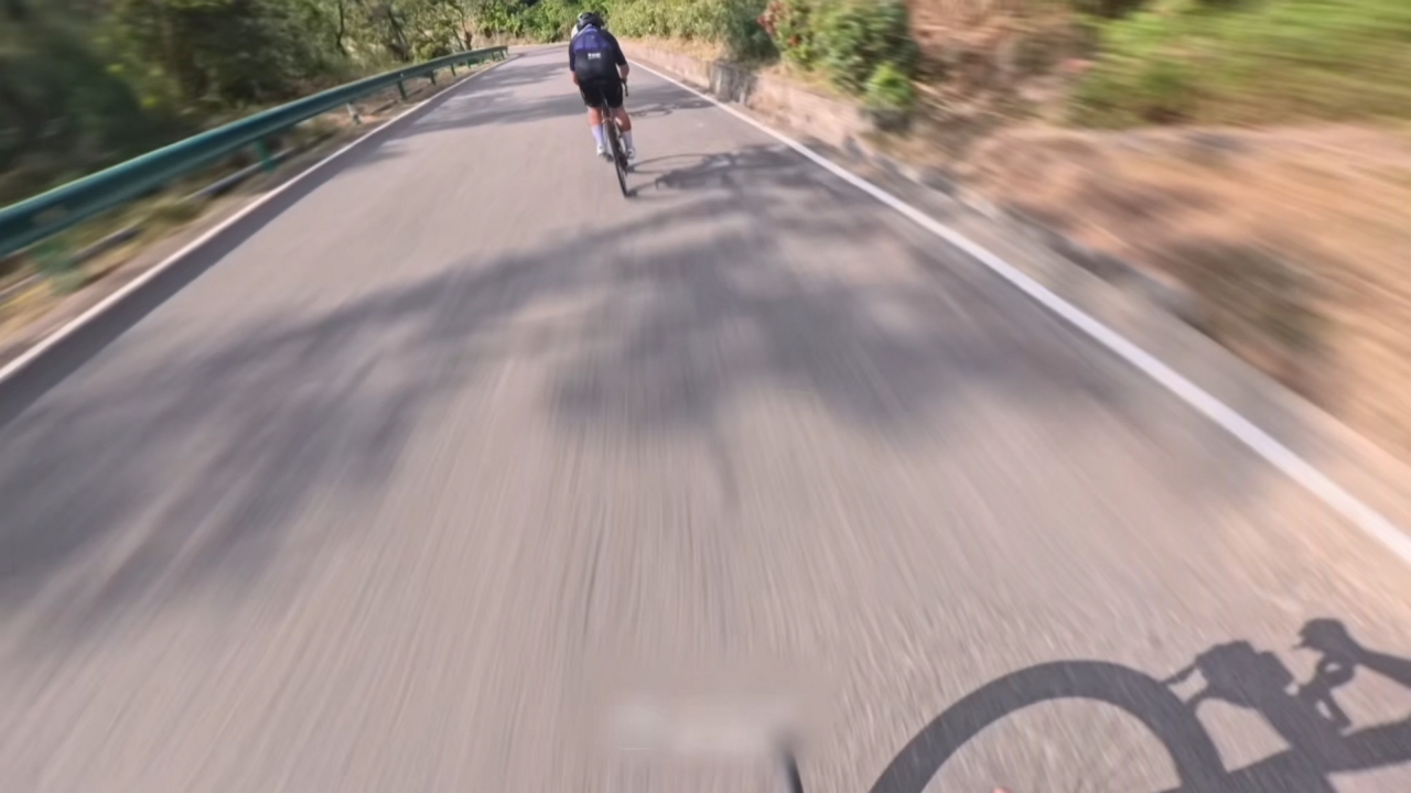 Video thumbnail for Cyclist Misses Mountain Road Turn and Falls into Canal in Zhejiang
