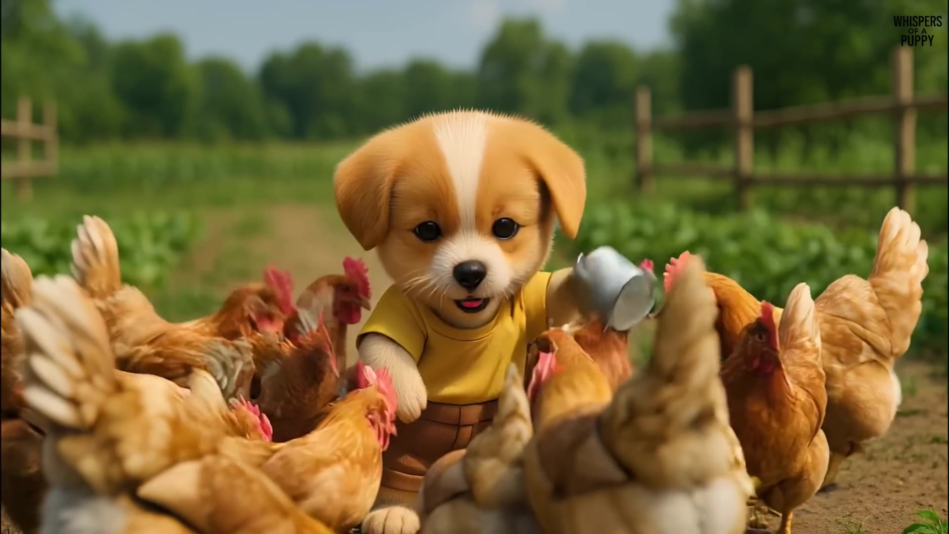 Video thumbnail for Baby Puppys Little Fun at Farm ️Ginger Found a New Best Friend The Cutest Friendship Bond