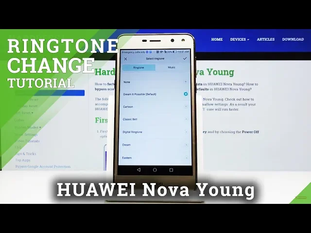 Video thumbnail for How to Switch Ringtone in HUAWEI Nova Young – Ringtone List
