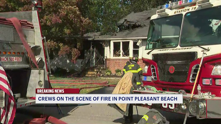 Video thumbnail for Explosions, wind-fueled fire destroy two homes in Point Pleasant Borough