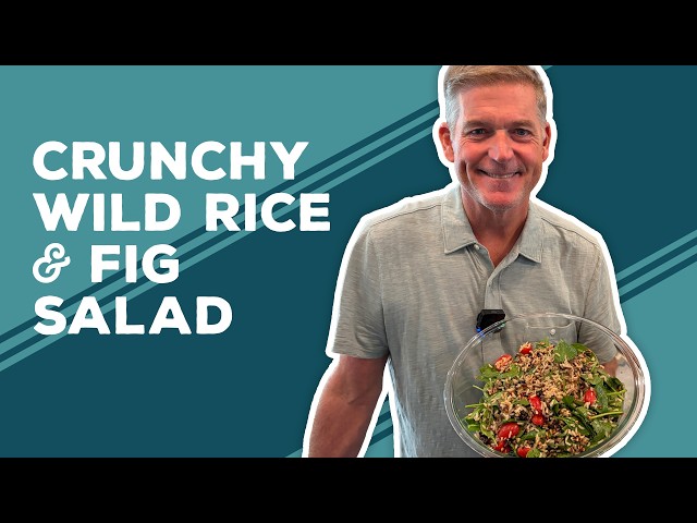 Video thumbnail for Love & Best Dishes: Crunchy Wild Rice and Fig Salad Recipe | Healthy Fall Side Dish Ideas