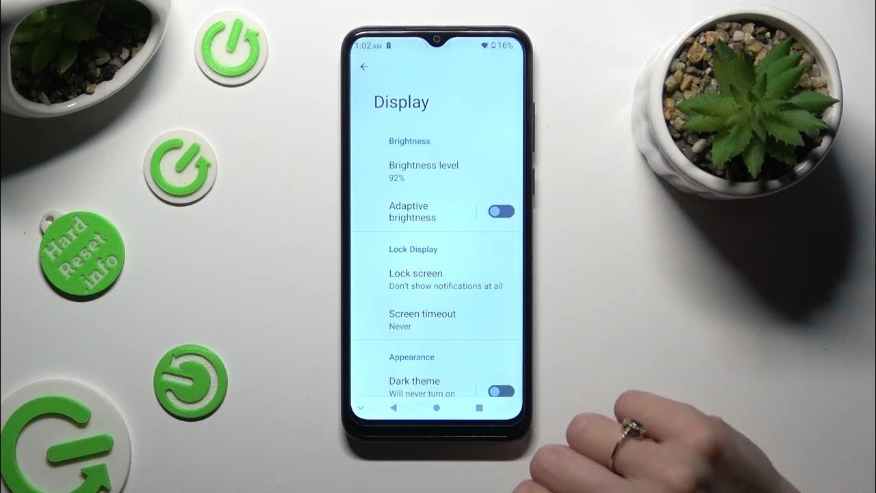 Video thumbnail for How to Control Adaptive Brightness on ZTE Blade A53 Plus - How to Turn On / Off Auto Brightness