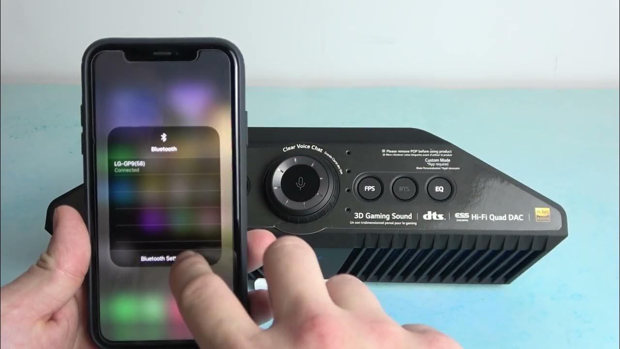 Video thumbnail for How to Disconnect LG Ultra Gear Speaker from iPhone
