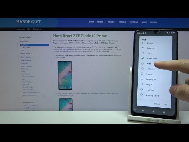 Video thumbnail for ZTE Blade 10 Prime Ringtones Presentation