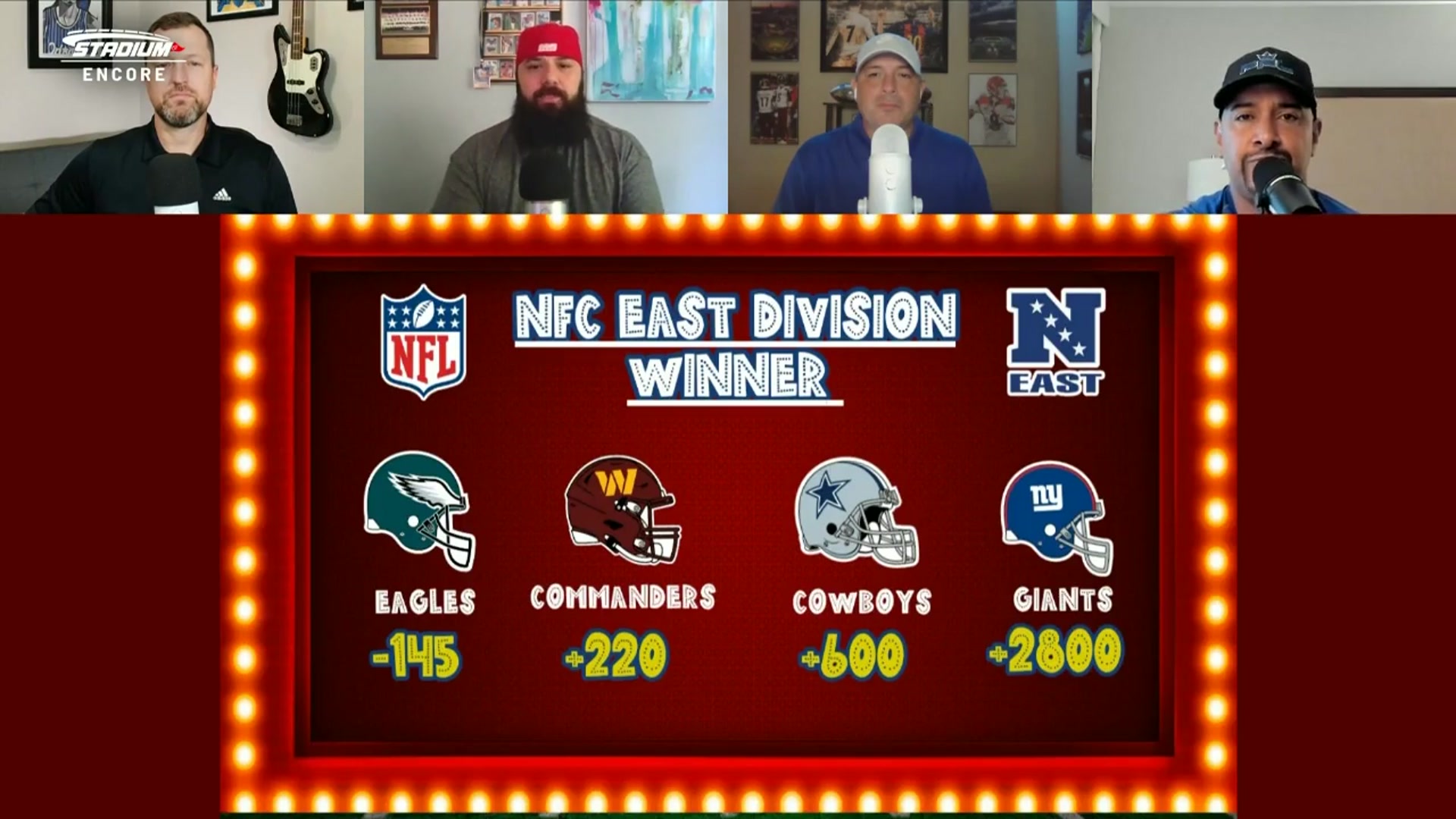 'Video thumbnail for Can the Cowboys Threaten the Eagles for NFC East Crown?'