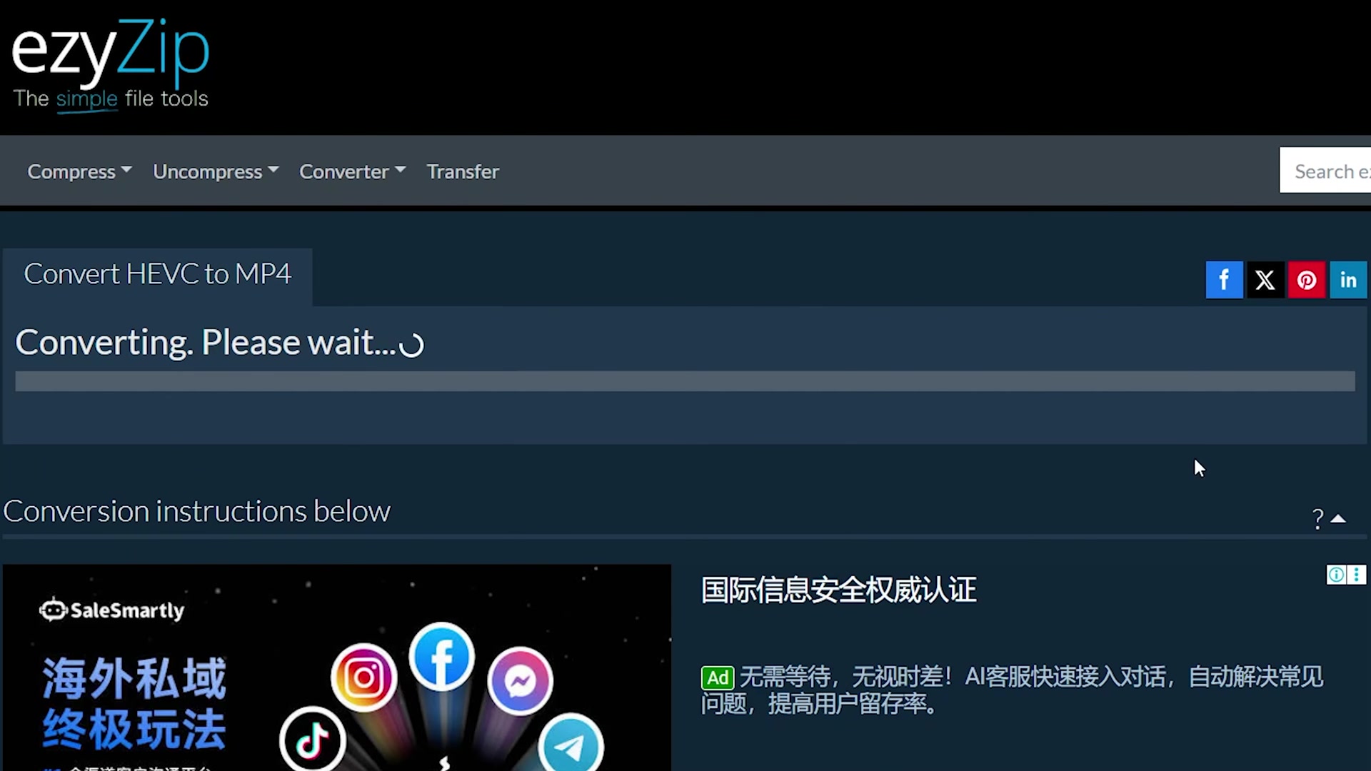 Video thumbnail for 🎬 How to Convert HEVC to MP4 Online Free │ No Software Installation Required