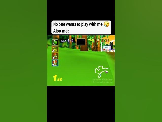 Video thumbnail for Is this cheating ? #mariokart #didyouknow #retrogaming #gamer