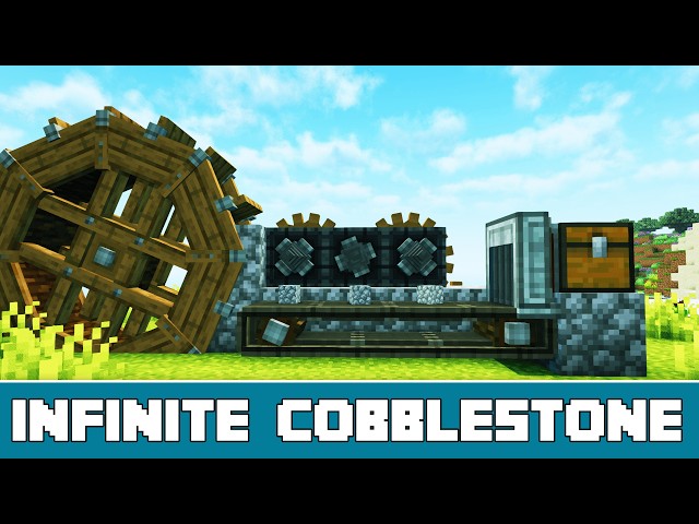 Video thumbnail for EASY Automated Cobblestone Generator in Minecraft Create Mod Tutorial (Reclaim Your Free Time)
