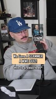 Video thumbnail for SCAMMER TAKES WRESTLING QUIZ!?