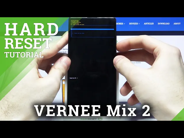 Video thumbnail for How to Hard Reset VERNEE Mix 2 – Hard Reset by Recovery Mode