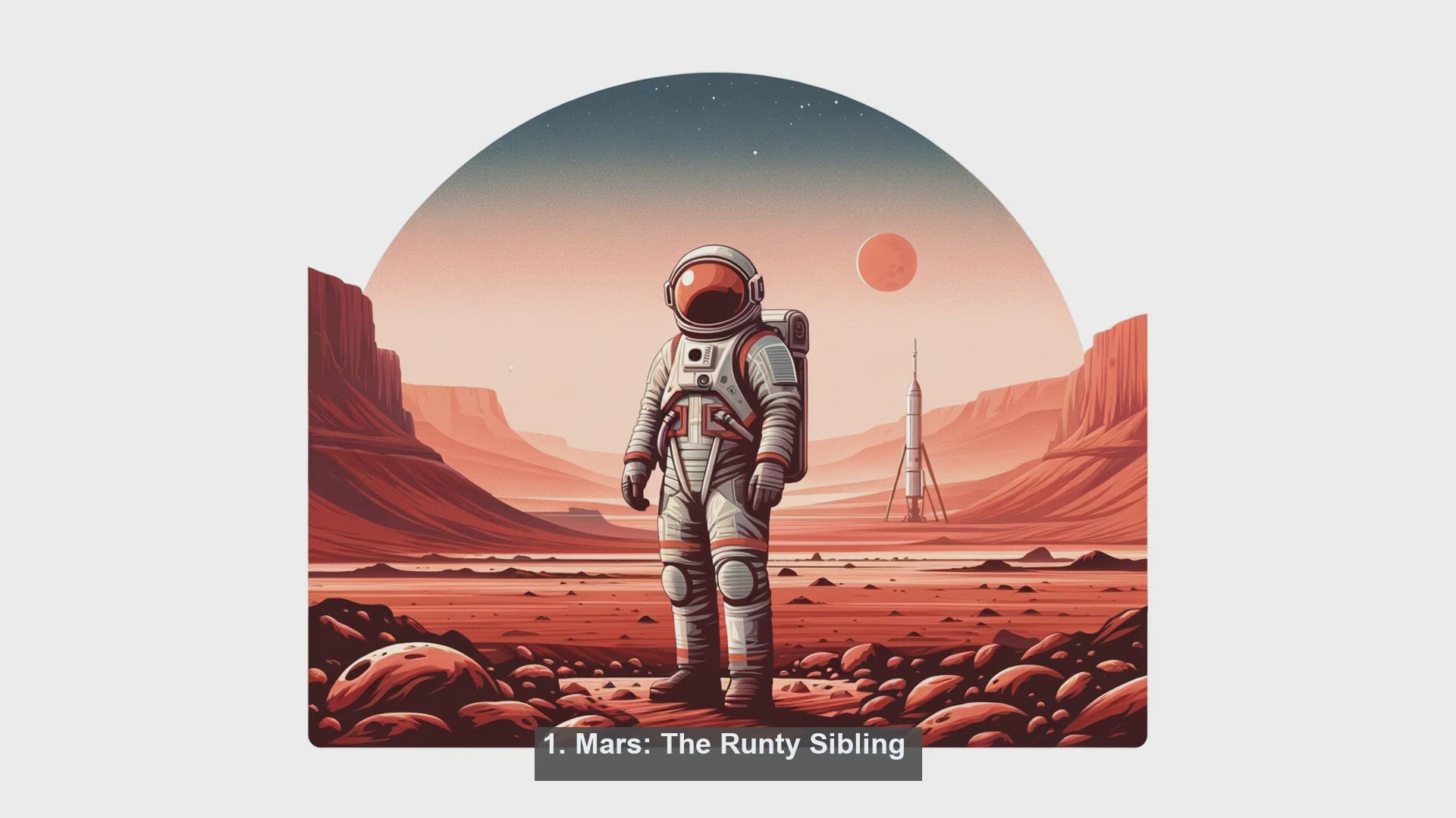'Video thumbnail for 10 Things You Didn't Know About Mars's Size and Mass'