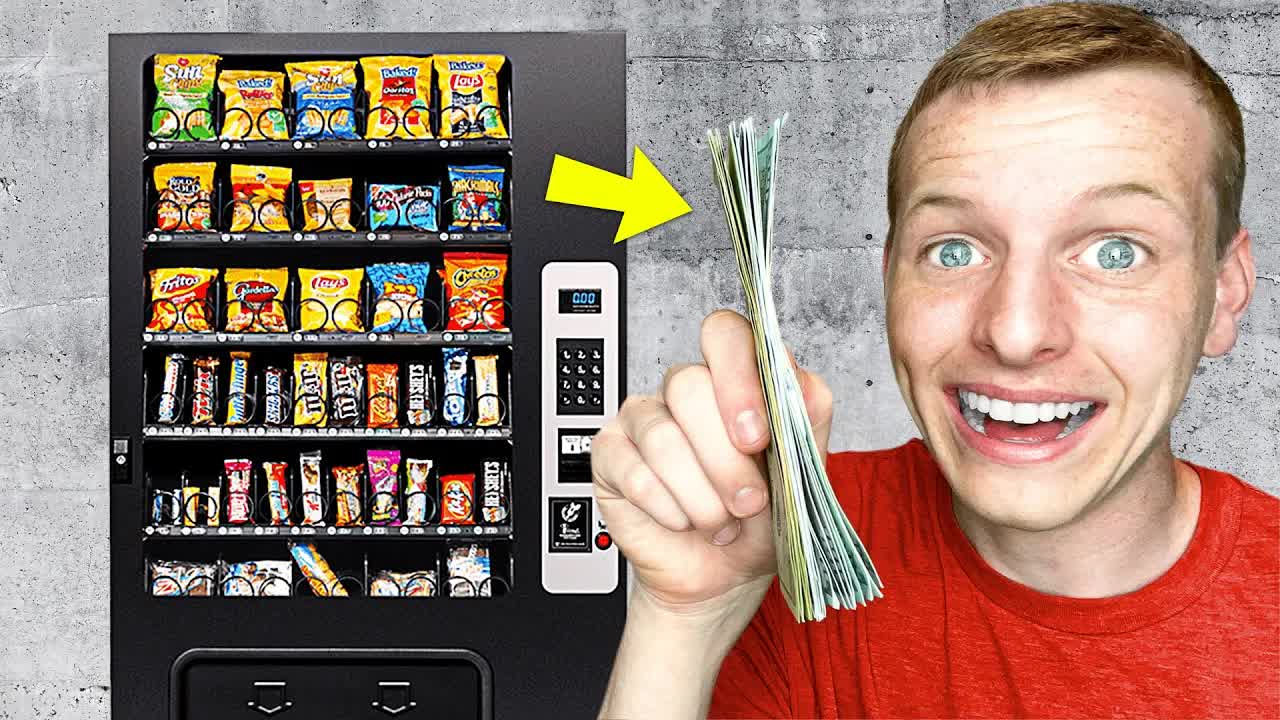 Video thumbnail for Financial Wolf: first vending machine location! passive income journey