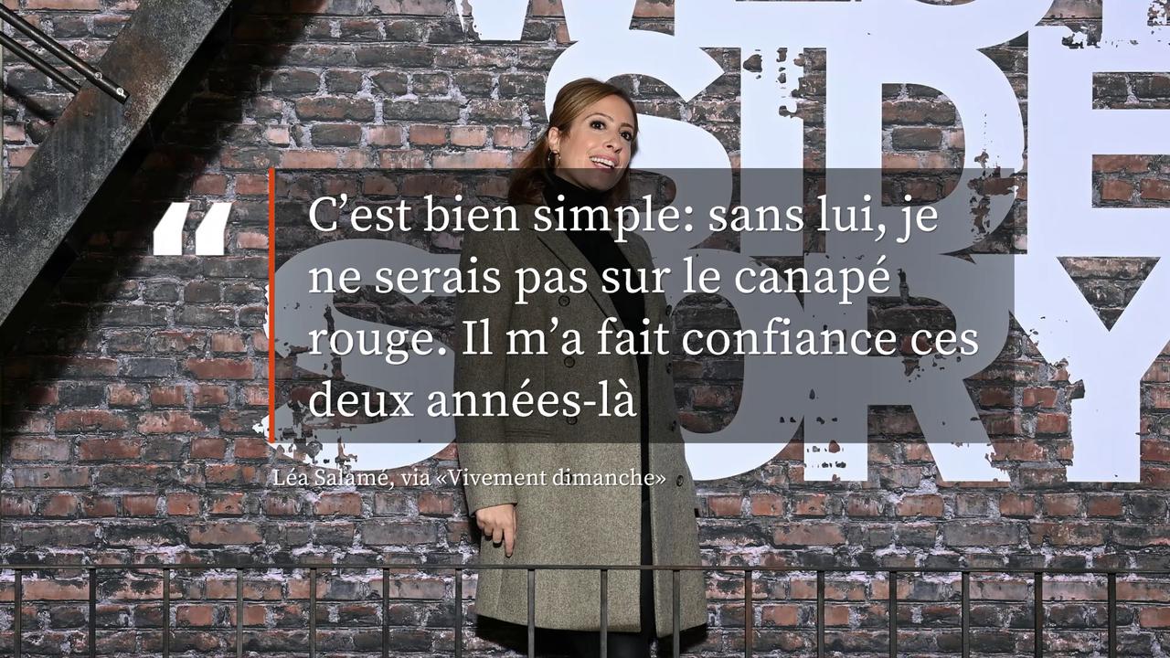Video thumbnail for Léa Salamé salue le soutien que lui a apporté Laurent Ruquier.
