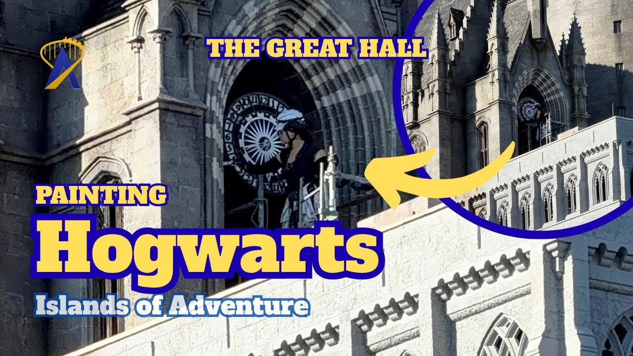 Video thumbnail for Painting Hogwarts Close-Up Look, Islands of Adventure