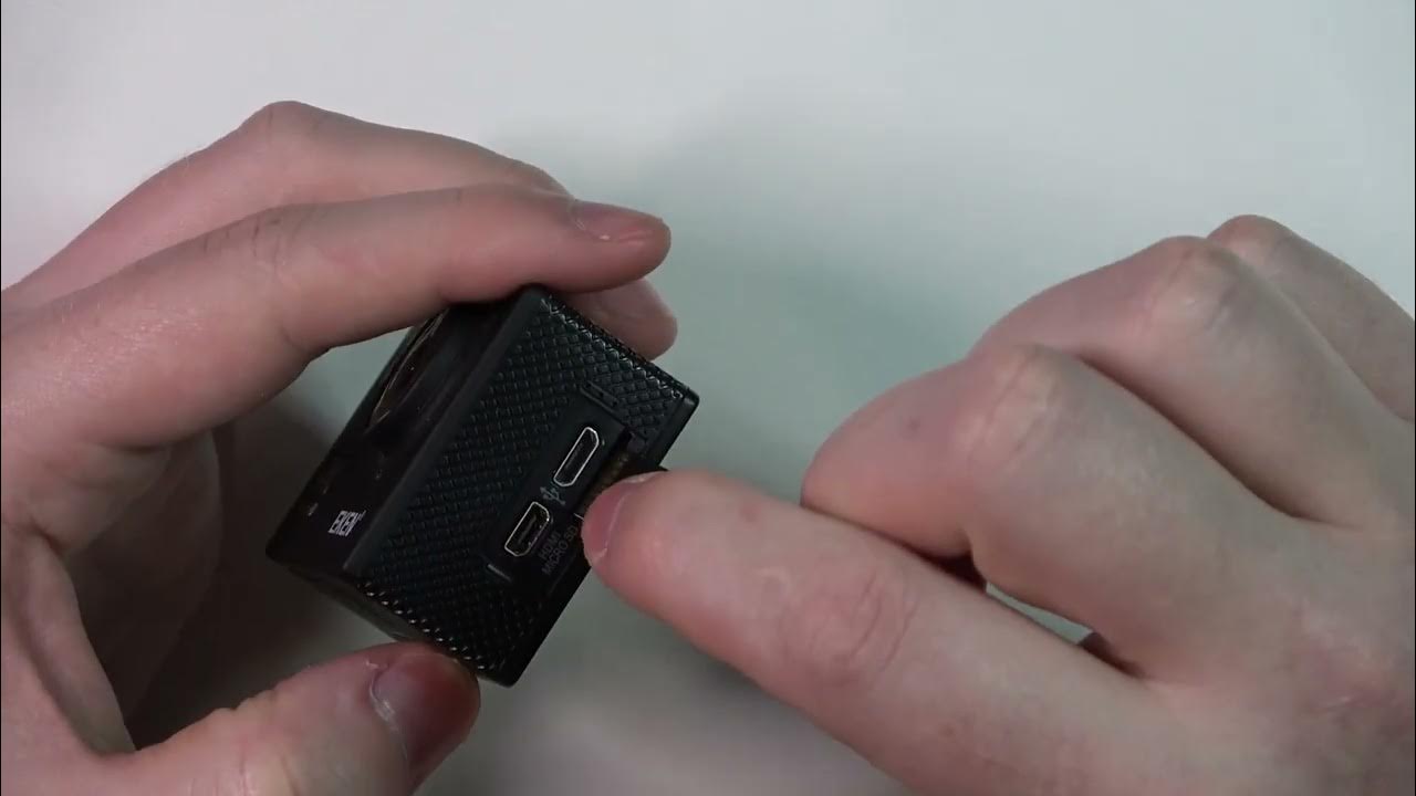 Video thumbnail for How to Insert & Remove an SD Card in Your EKEN H9R Camera