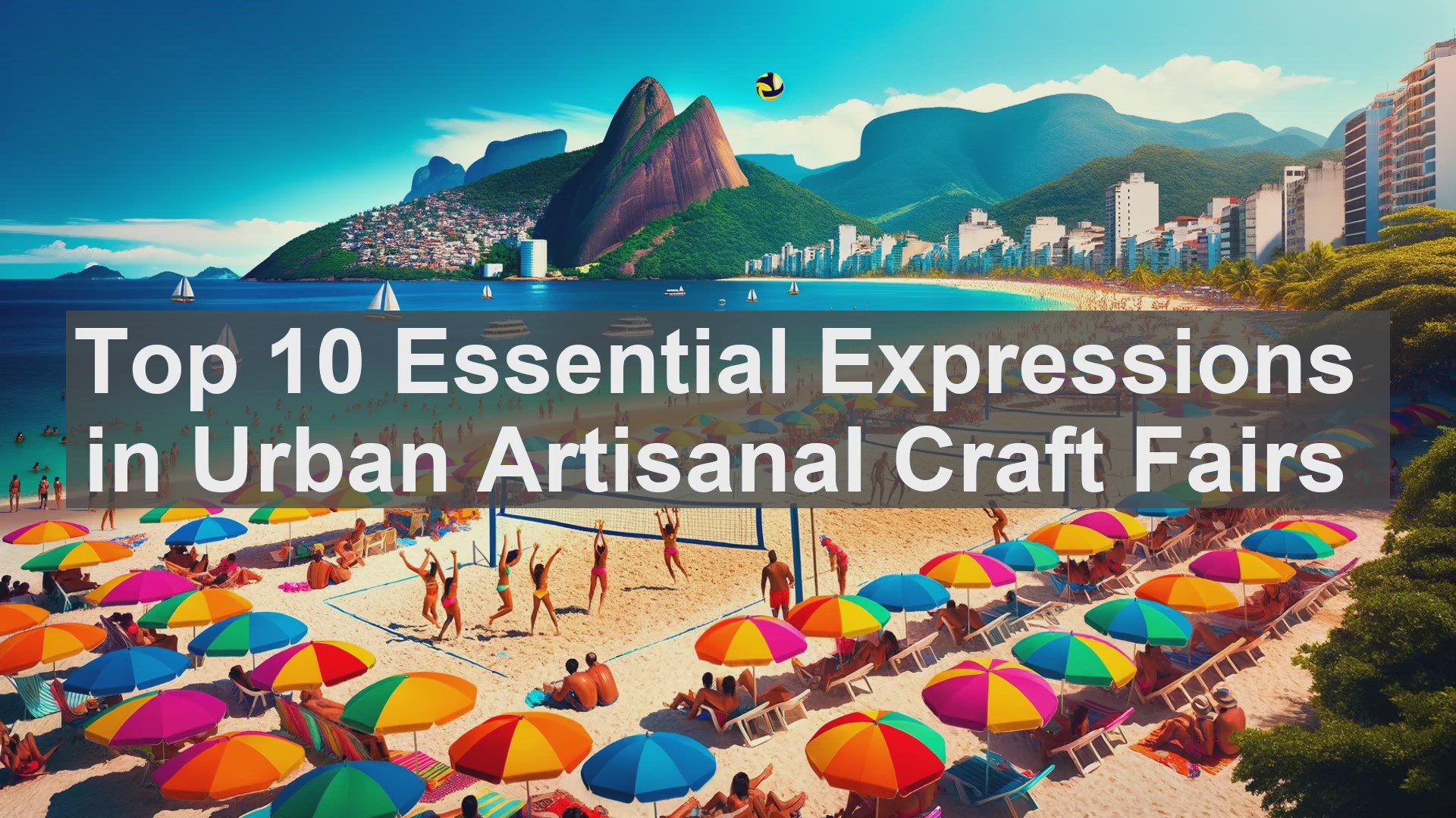 'Video thumbnail for Top 10 Essential Expressions in Urban Artisanal Craft Fairs'