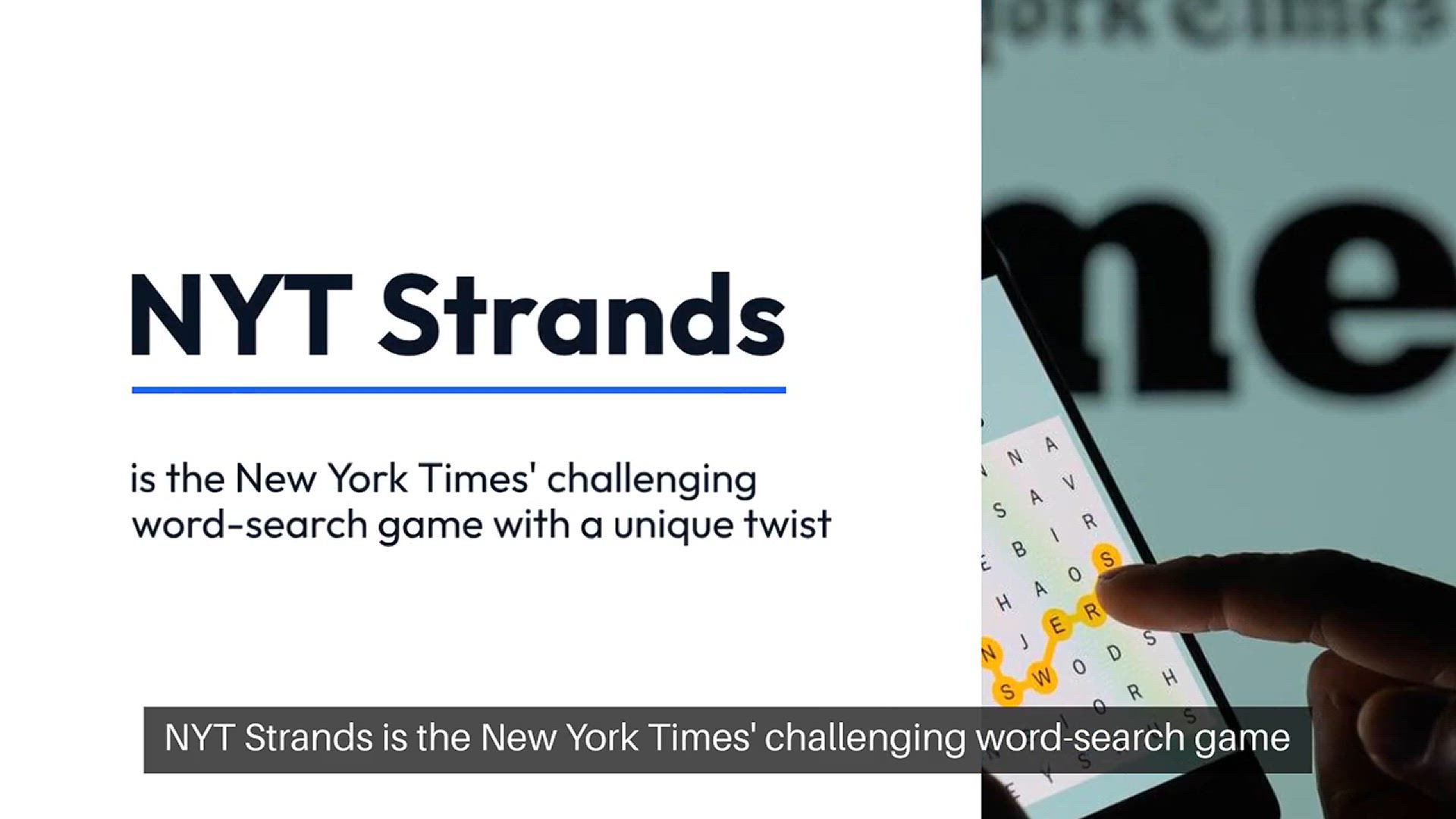 Video thumbnail for NYT Strands hints, answers for January 9