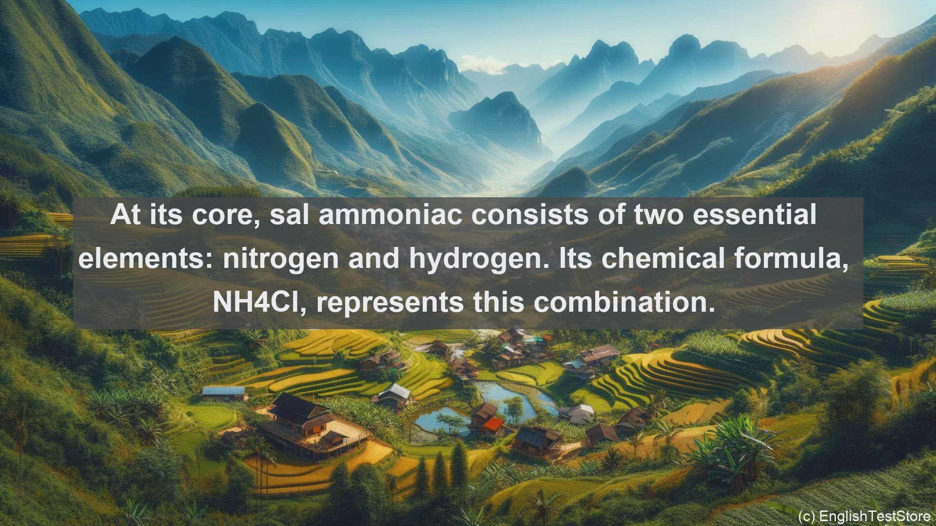 'Video thumbnail for Sal ammoniac in science  definition and examples'