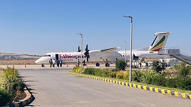Video thumbnail for Flights to Mekelle resume after Ethiopian forces recapture of Tigray capital