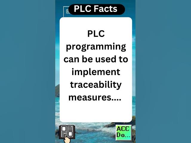 'Video thumbnail for PLC Facts - traceability measures...'