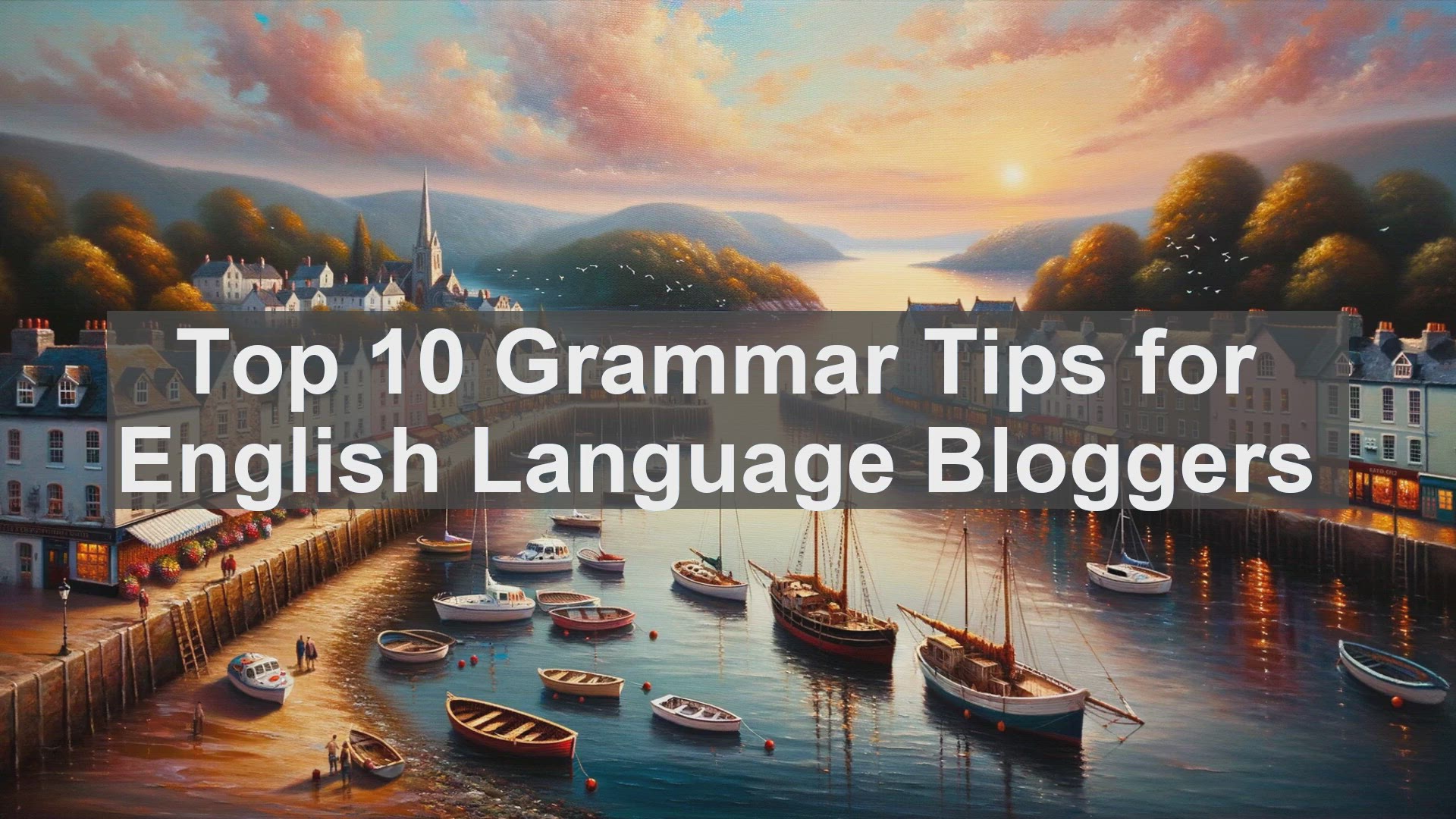 'Video thumbnail for Top 10 Grammar Tips for English Language Bloggers'