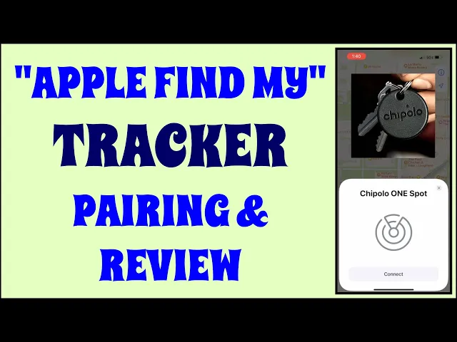 Video thumbnail for Chipolo One Spot Find My Tracker -- PAIRING DEMO & REVIEW